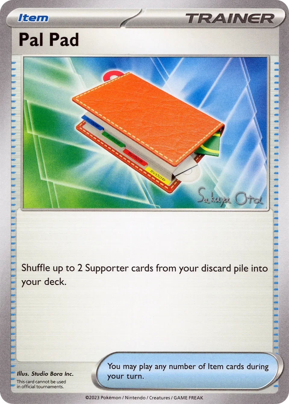 Pal Pad 「WC_DECK_2024_ANCIENT_TOOLBOX No. 016」「EN」